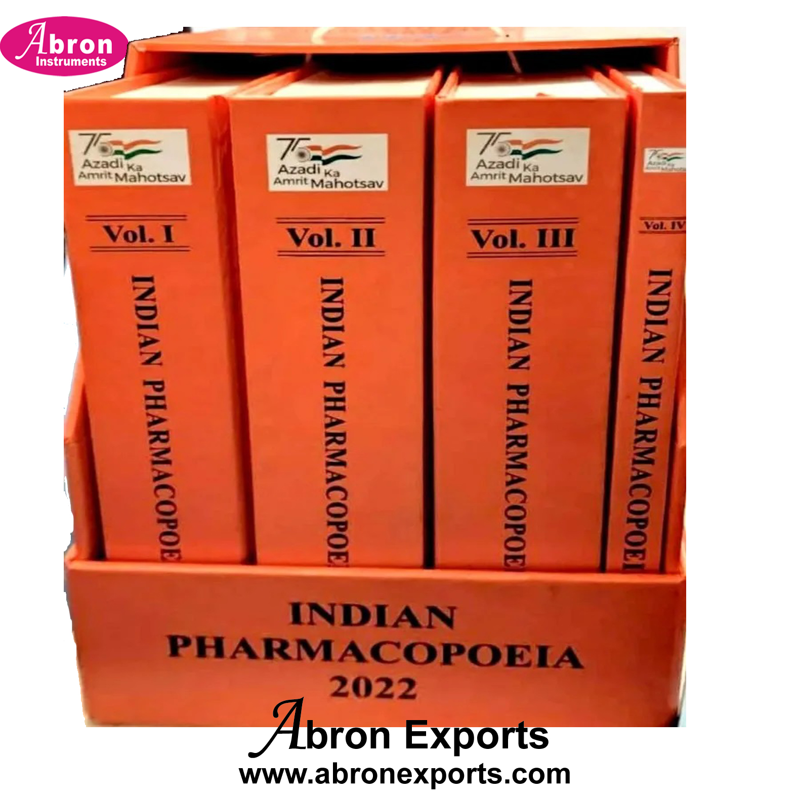 Book Indian Pharmacopoeia 2022 9th Edition 4 vols set BY Abron ABM-3679PI22 